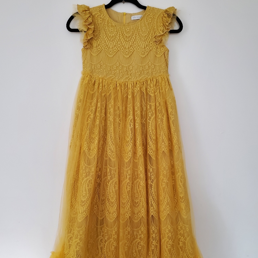 Trish Scully Lace Tulle Girls' Dress Size 10
